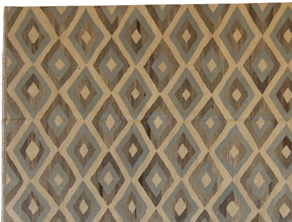 FR6628 Vintage Afghan Kilim 8'3x11'9 - Image 3
