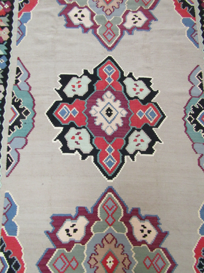 FR7066 Vintage Turkish Kilim 6'3x9 - Image 3