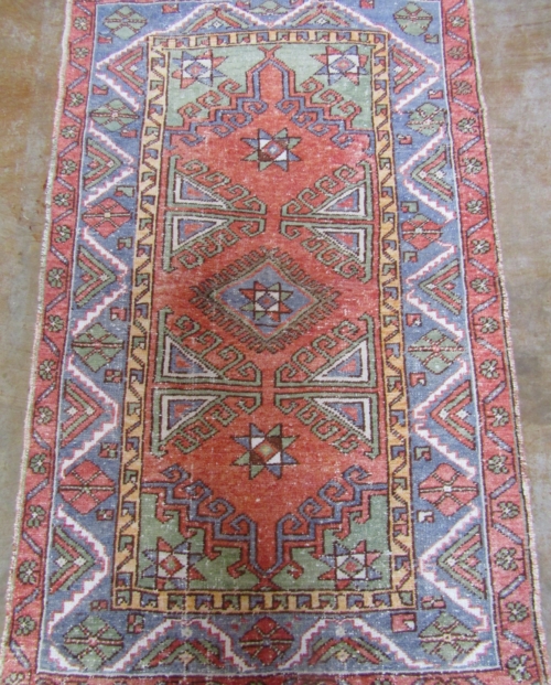 3x5 Vintage Rug Small Oushak Rug Small Turkish Rug 3x5 -  in 2023