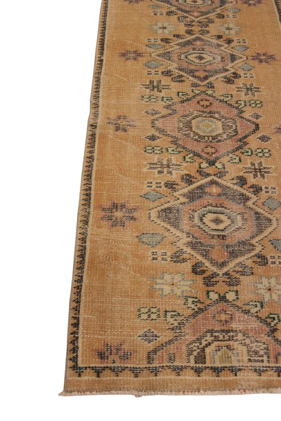 FR7380 Vintage Turkish Oushak 2'5x8'4 - Image 2