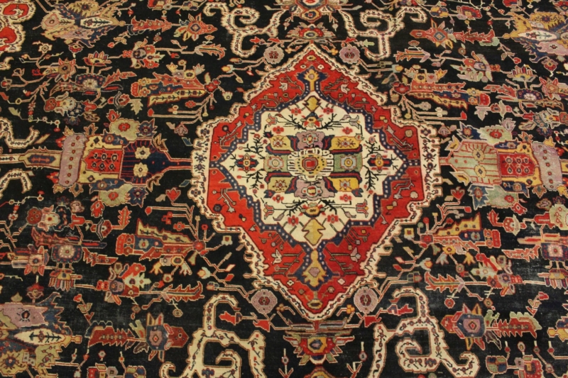 FR7405 Antique Persian Bakhtiari 11'4x11'10 - Image 3