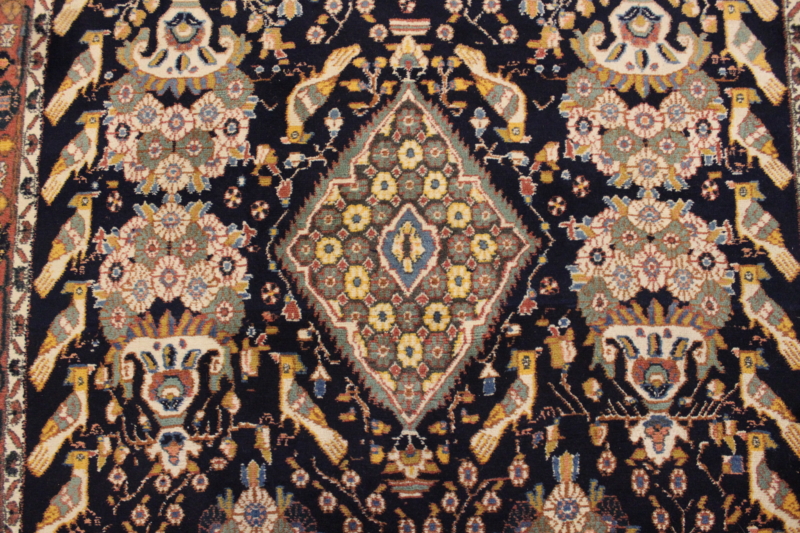 FR7486 Antique Persian Afshar 5'5x6'5 - Image 3