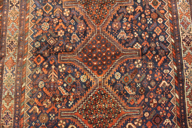 FR7494 Antique Persian Shiraz 5'6x7 - Image 3