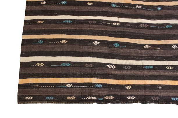 FR7502 Vintage Turkish Kilim 7'7x10 - Image 2