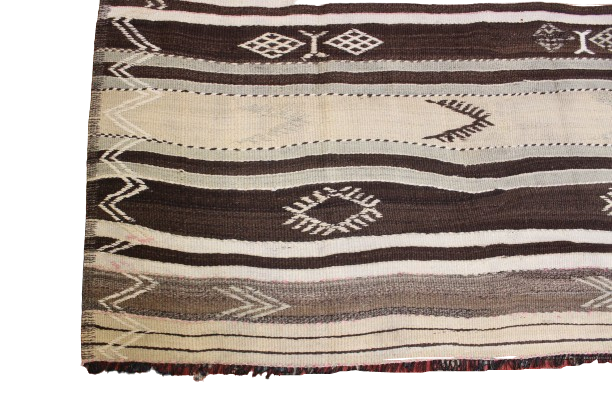 FR7503 Vintage Turkish Kilim 5'5x10'4 - Image 2