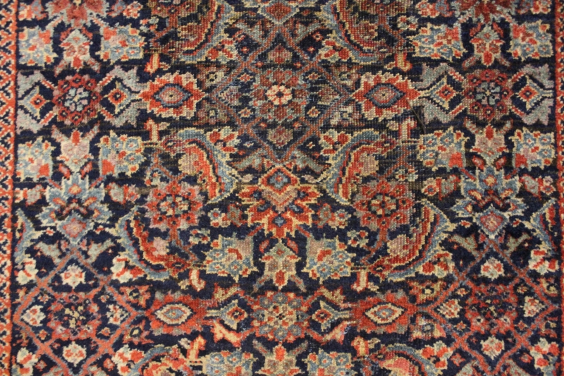 FR7528 Antique Persian Malayer 3'5x12'8 - Image 3